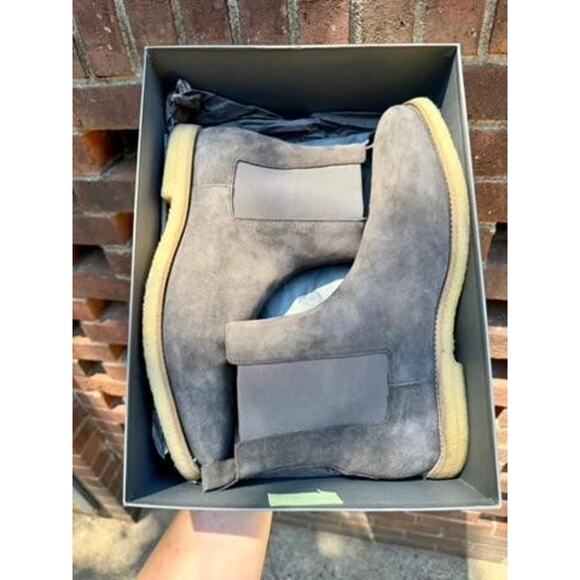 AllSaints Reiner Chelsea Boots Mens Size 12 Slate Grey Suede Crepe Sole main image 14